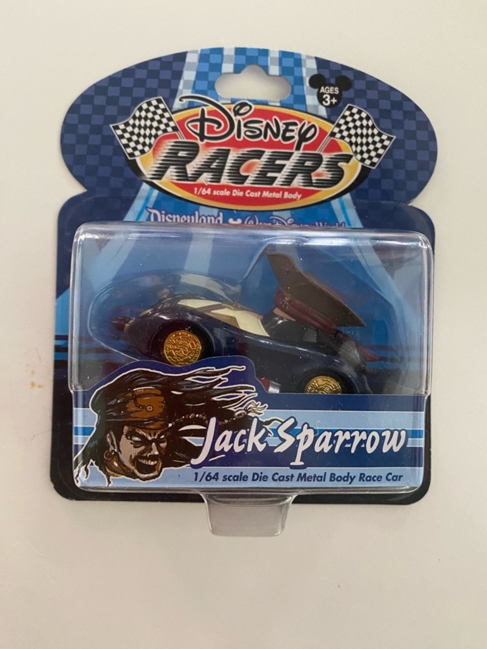 Disney Jack Sparrow Die-Cast Racer - Dark Blue & Gold